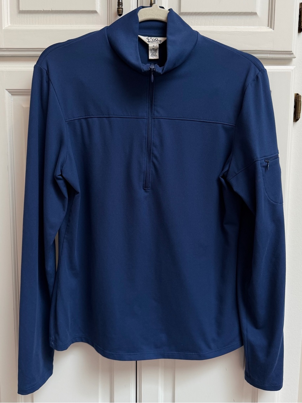 Lilly Pulitzer Athletic Quarter Zip Pullover in Navy Blue Size Medium